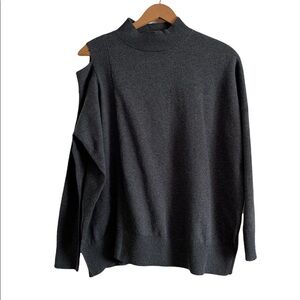 Meesh Turtleneck Gray Sweater Size small